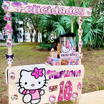 Stand temático Hello Kitty
